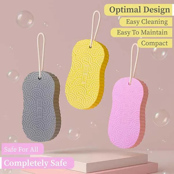 Burețel exfoliant pentru corp (set de 3)