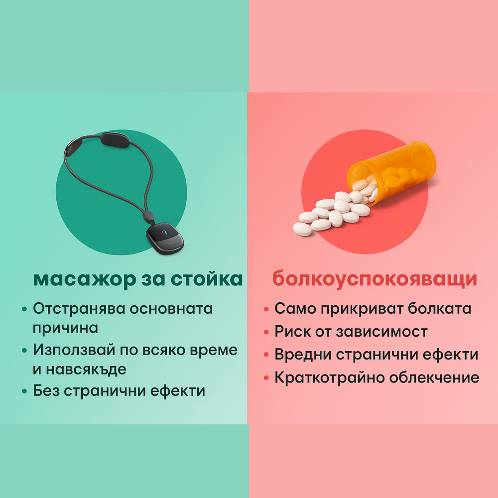 Положен– преносим масажор за врата