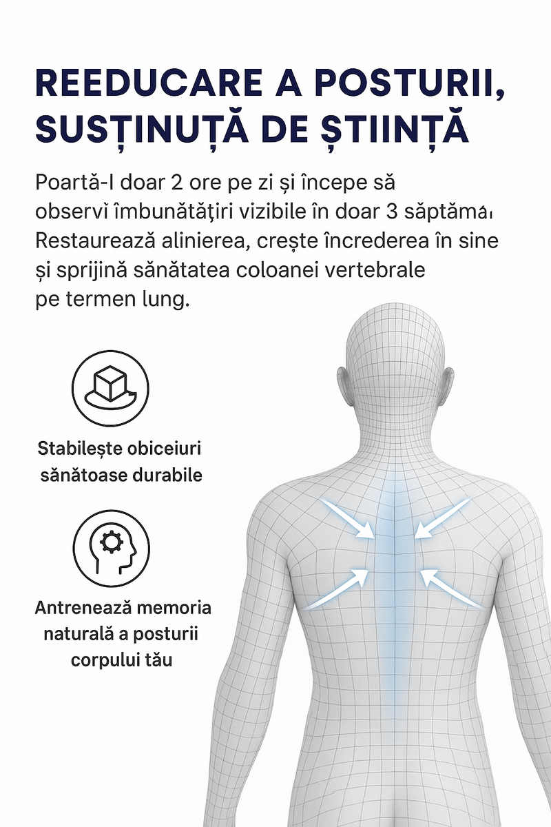 Suport ergonomic pentru o postură mai bună