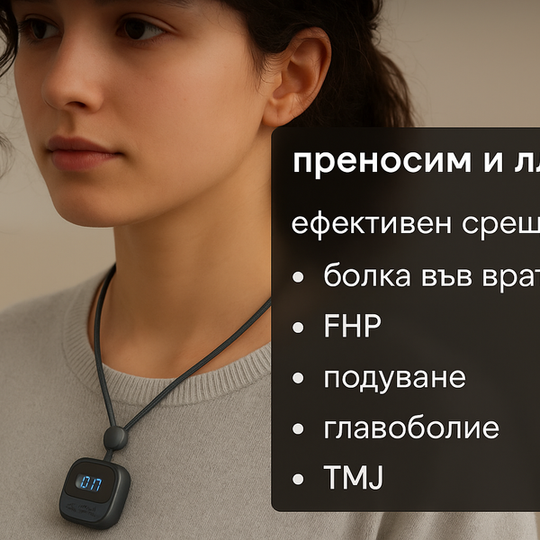 Положен– преносим масажор за врата